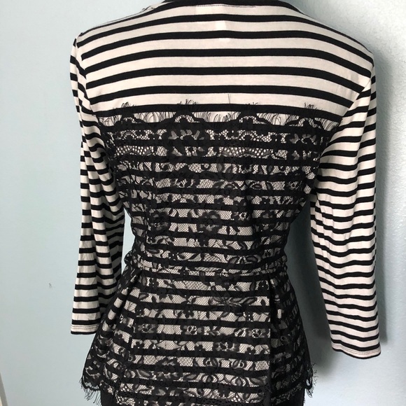 Elle• Lace Peplum Top - Picture 6 of 10